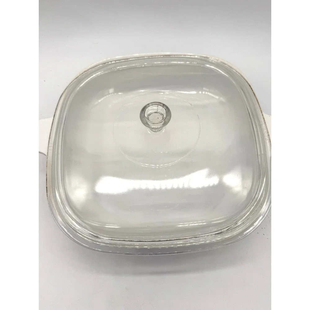 Corning Ware Browning‎ Skillet for Amana Radarange Microwave Oven w/ Pyrex Lid